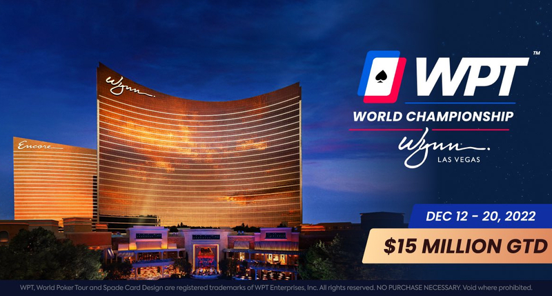 World Poker Tour World Championship en Wynn Las Vegas, una récord de $15 millones GARANTIZADOS